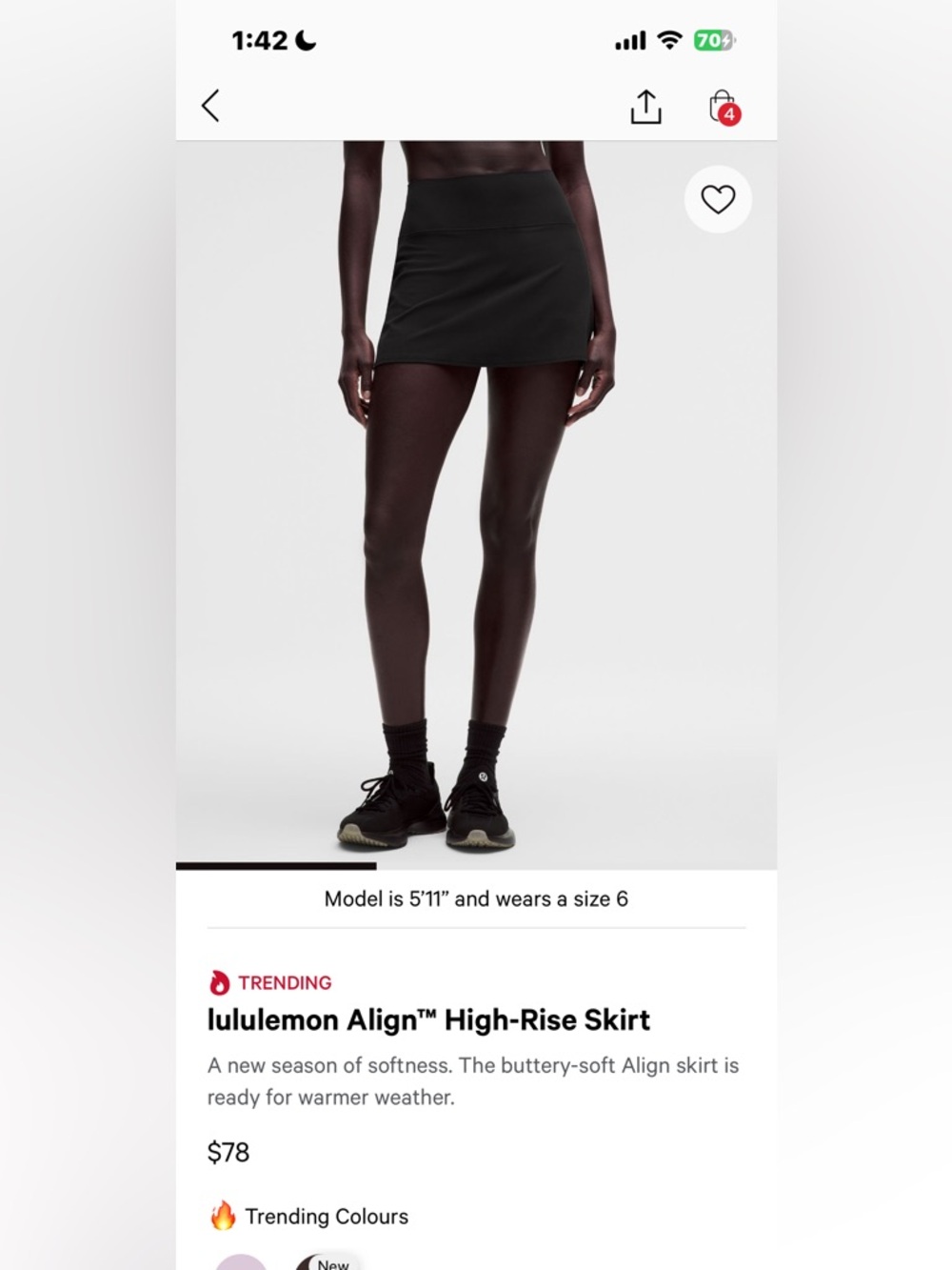 lululemon Align™ High-Rise Skirt in Black